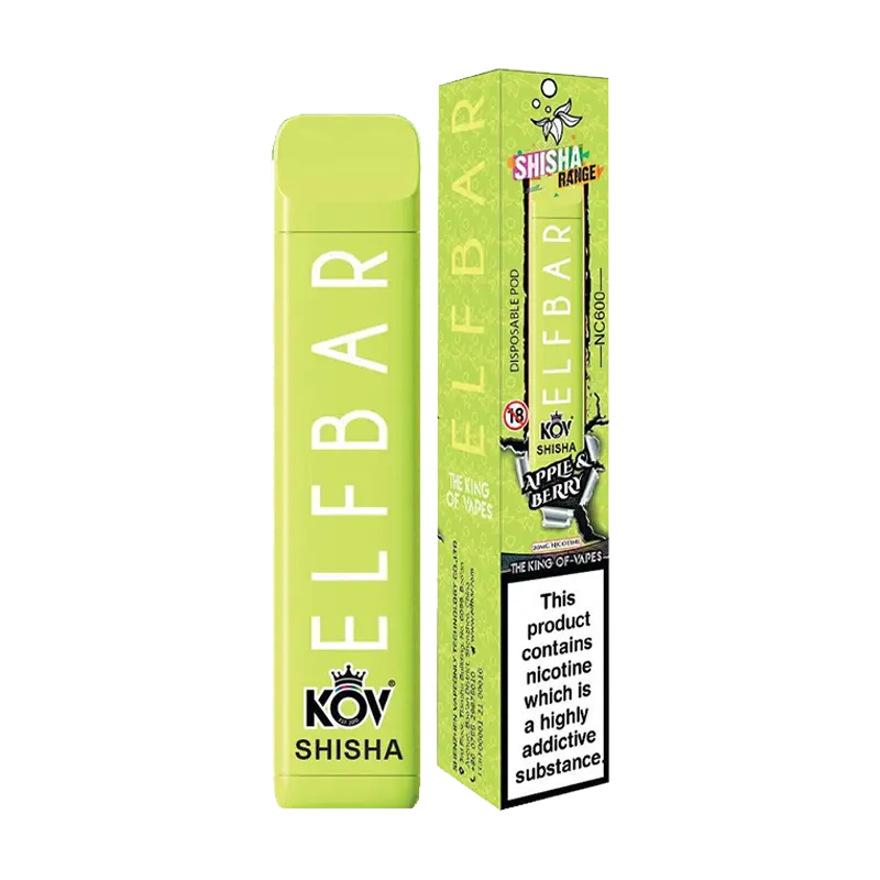Product Variant Image Of Apple Berry NC 600 Shisha Disposable Vape Device by Elf Bar Product Variant Image Of Apple Berry NC 600 Shisha Disposable Vape Device by Elf Bar