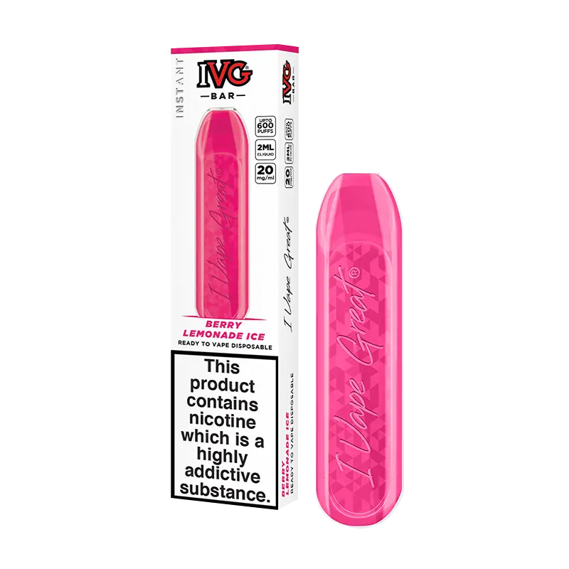 Product Variant Image Of Berry Lemonade Ice IVG Bar Disposable Vape Device Product Variant Image Of Berry Lemonade Ice IVG Bar Disposable Vape Device