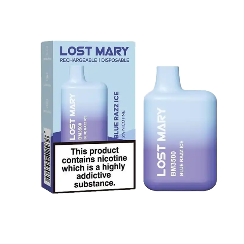 Product Variant Image Of Blue Razz Ice Lost Mary BM3500 Disposable Vape by Elf Bar Product Variant Image Of Blue Razz Ice Lost Mary BM3500 Disposable Vape by Elf Bar