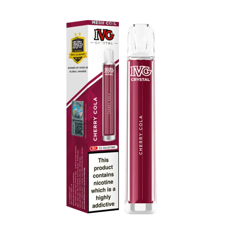 Product Variant Image Of Cherry Cola Crystal Bar Disposable Vape by IVG Product Variant Image Of Cherry Cola Crystal Bar Disposable Vape by IVG