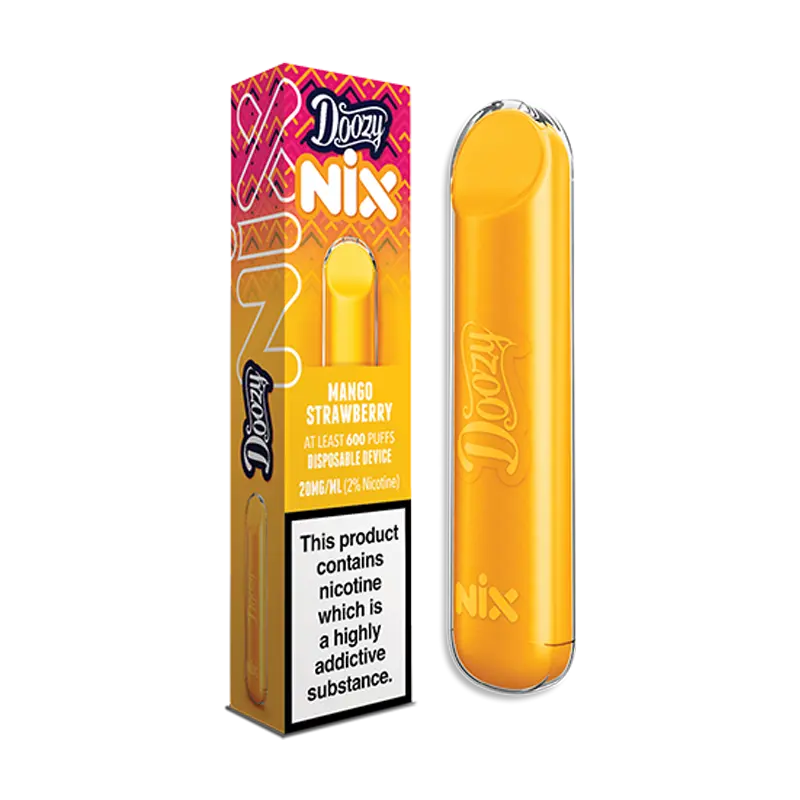 Product Variant Image Of Mango Strawberry Doozy Nix 0mg Disposable Vape by Doozy Vapes Product Variant Image Of Mango Strawberry Doozy Nix 0mg Disposable Vape by Doozy Vapes
