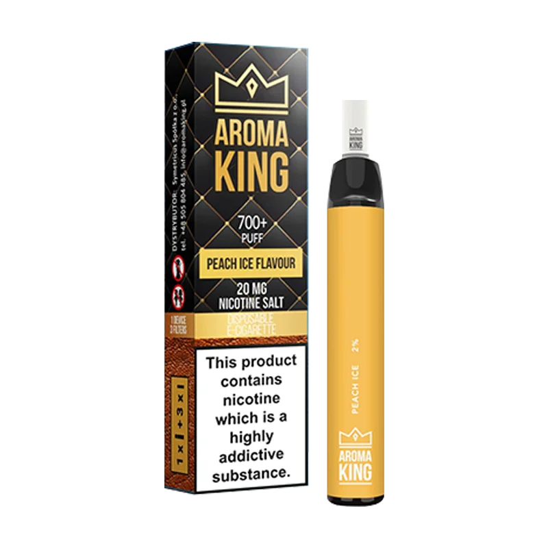 Product Variant Image Of Peach Ice Aroma King Hybrid Disposable Vape Product Variant Image Of Peach Ice Aroma King Hybrid Disposable Vape