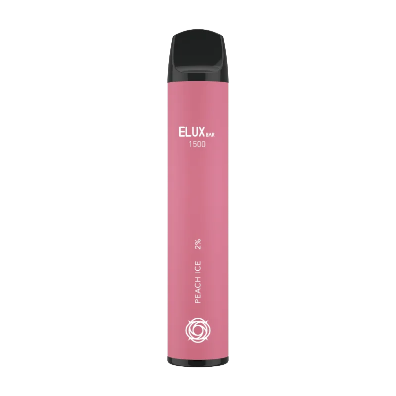 Product Variant Image Of Peach Ice Elux Bar 1500 Disposable Vape Product Variant Image Of Peach Ice Elux Bar 1500 Disposable Vape