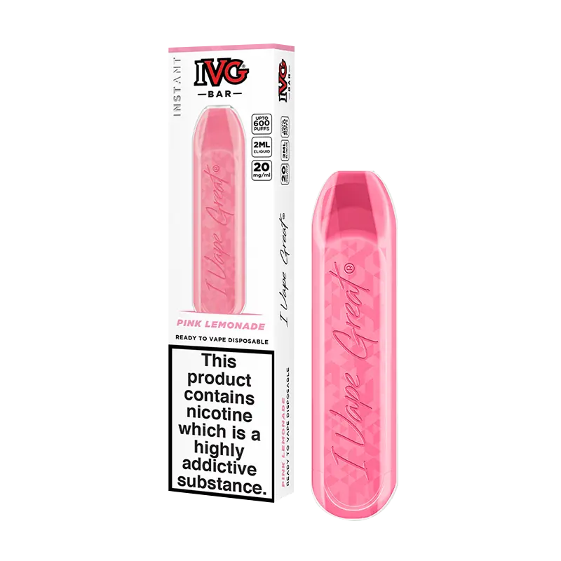 Product Variant Image Of Pink Lemonade IVG Bar Disposable Vape Device Product Variant Image Of Pink Lemonade IVG Bar Disposable Vape Device