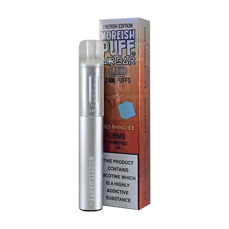 Product Variant Image Of Red Rhino Ice Air Bar Lux Disposable Pod by Moreish Puff Product Variant Image Of Red Rhino Ice Air Bar Lux Disposable Pod by Moreish Puff