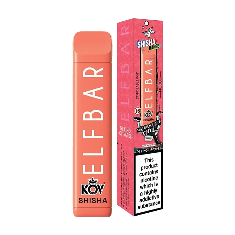 Product Variant Image Of Watermelon Chill NC 600 Shisha Disposable Vape Device by Elf Bar Product Variant Image Of Watermelon Chill NC 600 Shisha Disposable Vape Device by Elf Bar