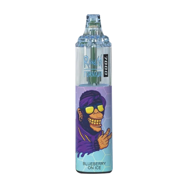 Product Image Of Blueberry On Ice R and M Tornado 7000 Disposable Pod Device Product Image Of Blueberry On Ice R and M Tornado 7000 Disposable Pod Device